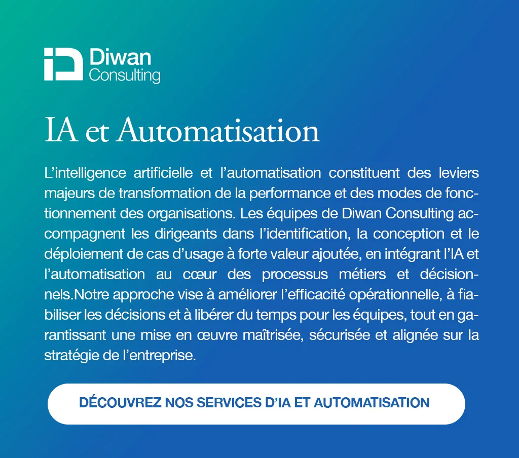 Ads intelligence artificielle et automatisation Diwan Consulting