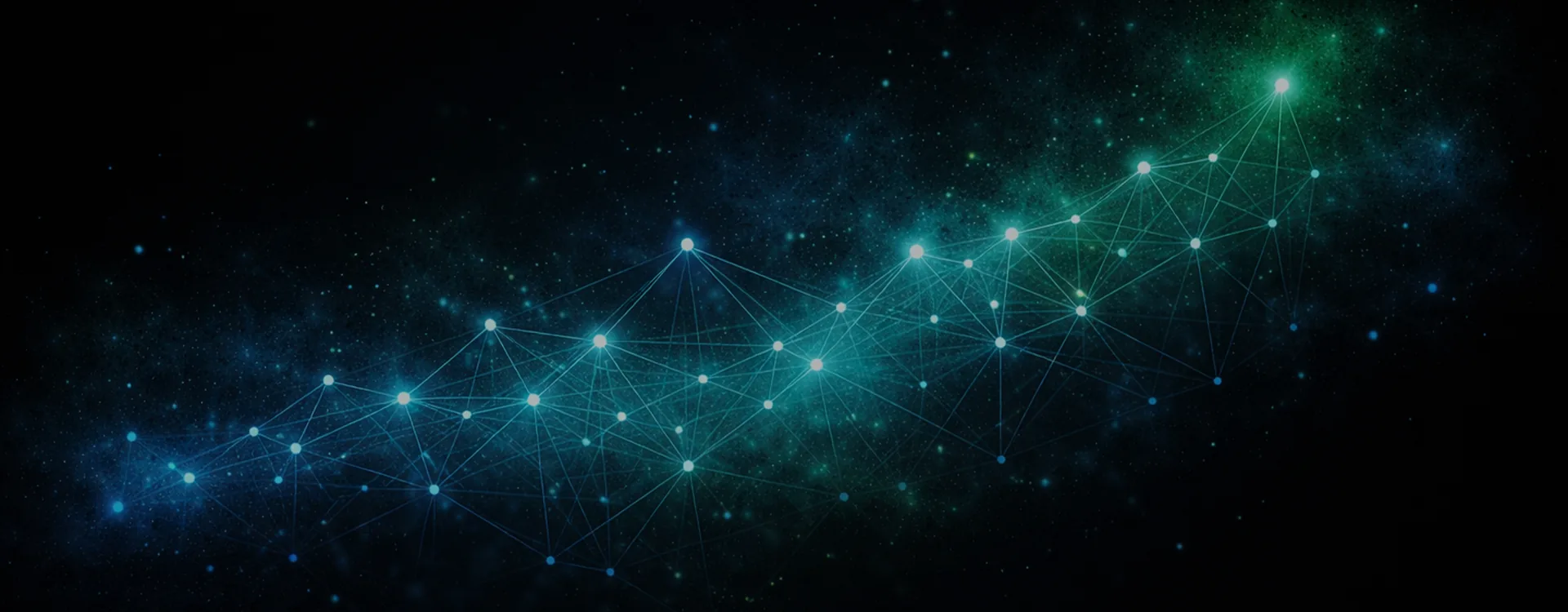Réseau de connexions symbolisant la croissance et la stratégie data-driven
